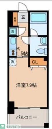コンフォート武蔵野の物件間取画像